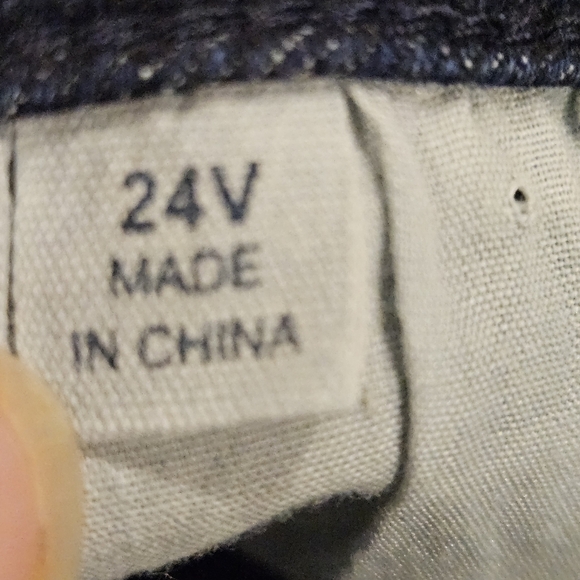 Eloquii Size 24V (Viola Fit) Stretch Denim Jeans High Rise Med Wash Tapered Leg - Picture 4 of 11